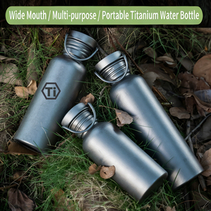 Botella <span class=keywords><strong>de</strong></span> Agua Deportiva <span class=keywords><strong>de</strong></span> Titanio Puro con Acabado Arenado, Ligera, Taza <span class=keywords><strong>de</strong></span> <span class=keywords><strong>Camping</strong></span> Portátil, Taza <span class=keywords><strong>de</strong></span> Viaje para Ciclismo al Aire Libre, Apta para Líquidos Calientes - Product Image 3