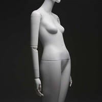 Mannequin de présentation de vêtements, mannequin abstrait réglable en fibre de verre, mince, corps entier, magasin de vêtements, mannequin féminin grandeur nature
