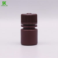 Flacon de réactif à col étroit de 8 ml, stérile, en plastique, sans lavage, en HDPE, pour le stockage de réactifs de laboratoire