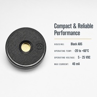Buzzer piézo passif 17x7,5 mm 5V 4kHz, alarme sonore continue AC pour petit appareil, panneau de commande