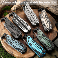 Pince multifonction pliable 25-en-1 pour camping en extérieur, outil de survie et couteau multi-usage