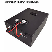 Gtk — batterie lithium-ion LiFePo4, 48V, 100/200ah, longue durée, pour système solaire, camping-car