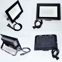 Projecteur/éclairage extérieur étanche RGB WS2811 DC24V SPI 3CH 10W 20W 30W 50W pour illuminer les murs et les arbres
