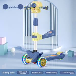 Scooter pour enfants avec fonctions coulissantes assises pour enfants de 1-2-3-6-12 ans Capteur Smart Type Comprend une fonction de soufflage de bulles - Product Image 3