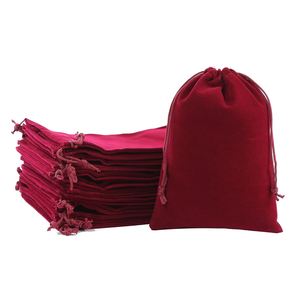 10X15Cm Velvet <b>Bag</b> Gift Candy Toys Beads Keychains Cosmetics Velvet Pouch <b>Bag</b> - Product Image 4