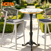 Chaise de jardin en rotin, mobilier de restaurant, tabourets de bar en osier, chaises de comptoir, chaises de bar à cocktails, chaises de salle à manger
