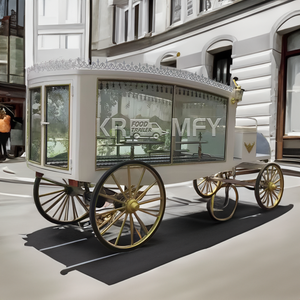 Funeral clásico Suministro a medida Caballo fúnebre Carruaje fúnebre de estilo europeo de alta calidad Caballo dibujado - Product Image 3