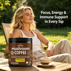 Café Premium con Ganoderma Lucidum para la Salud del Sistema Inmunológico y Alivio del Estrés, Mezcla de Bebida Energética Adaptógena - Product Image 5