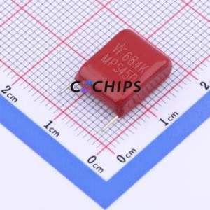 Condensador de película de polipropileno (CBB) MPS684K2L4AS4035A1, componente de montaje en orificio (THT), paso de 10 mm, 680 nF, 10 %, 450 V - Product Image 1