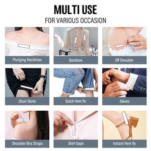 مزدوج الوجهين ، غير مرئي وقوي الالتصاق ، بدون بقايا لإصلاح الملابس والمكياج - Product Image 5