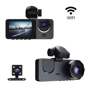 กล้องติดรถยนต์ DVR 3 ช่องทาง บันทึกภาพคมชัดระดับ 1080P พร้อม WiFi ไร้สาย มองเห็นในเวลากลางคืน บันทึกภาพการจราจร - Product Image 1