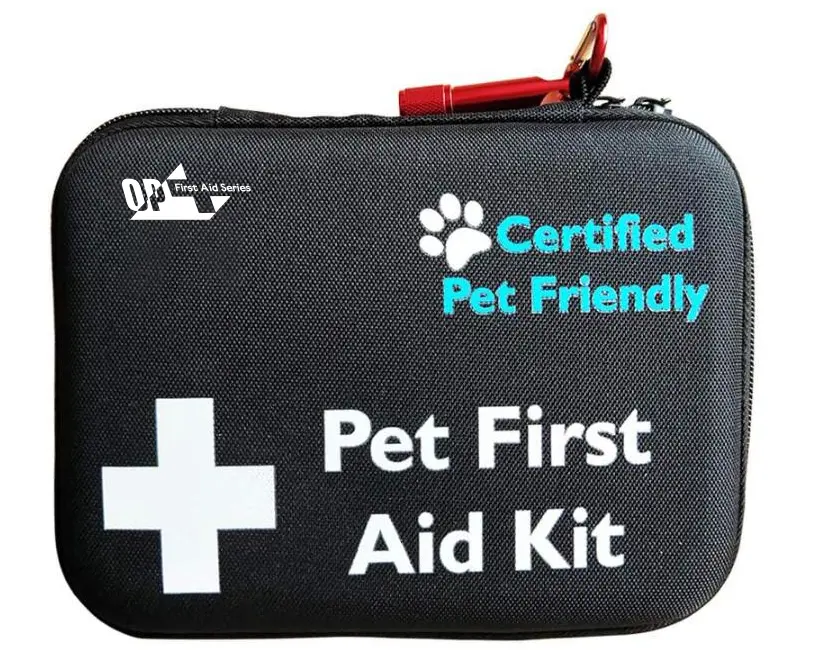 Oripower özel tasarım Amazon sıcak satış toptan Pet ilk yardım kiti EVA durumda çanta köpekler için kompakt Mini Pet ilk yardım kiti
