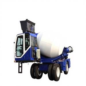 CAPAI KPM2.6 Camion malaxeur à béton autochargeur haute efficacité avec pompe, moteur contrôlé par PLC, entraînement avant gauche, Cubic - Product Image 1