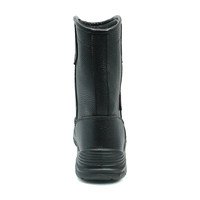 MAXITOUGH Bottes hautes Chaussures de sécurité imperméables en cuir de vachette Bottes de protection antistatique en acier résistant aux perforations