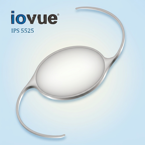 Lentille intraoculaire (LIO) personnalisable en PMMA transparent de 5,25 mm, monobloc, pour chambre postérieure, optique biconvexe, avec haptiques en C-Loop et design Step Vault, OEM - Product Image 3