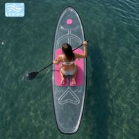Planche de SUP en cristal, ensemble complet pour sports nautiques en plein air, logo personnalisé OEM de Chine, Lumark Professional
