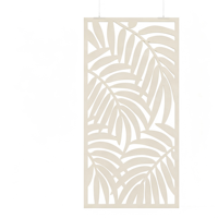Nouveau design, écran acoustique suspendu découpé CNC, panneau acoustique absorbant le son pour bureau, insonorisation et décoration