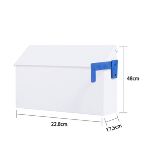 Boîtes <span class=keywords><strong>aux</strong></span> <span class=keywords><strong>lettres</strong></span> murales en acier inoxydable personnalisées MB034 pour l'extérieur avec serrures intelligentes pour usage en jardin - Product Image 1