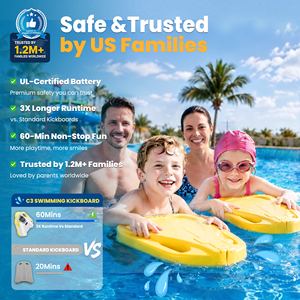 <span class=keywords><strong>Planche</strong></span> flottante électrique à jets d'eau eahora C3 en promotion pour enfants – aide à la natation - Product Image 2