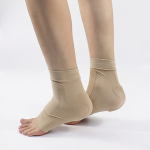 Calcetines transpirables antigrietas para piernas de Gel, <span class=keywords><strong>mangas</strong></span> protectoras de nailon para tobillos para mujeres y hombres, manga protectora para el talón, alfombrilla para pies - Product Image 2