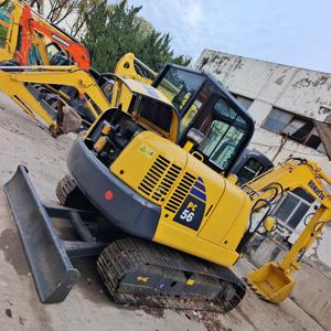 Komatsu รถขุดตีนตะขาบขนาดเล็ก5ตัน PC56-7มือสองพร้อม PC55MR-5ชิ้นส่วนมอเตอร์และเครื่องยนต์ - Product Image 3