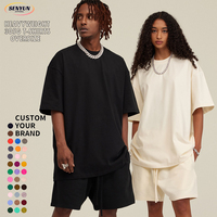 Ensemble T-shirt et short personnalisés brodés – Coton d'été, sport, football, streetwear, survêtement ample pour hommes