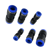 Tuyau pneumatique 10mm 8mm 6mm 12mm 4mm 16mm OD Tube One Touch Push In Straight Gas Fittings Plastic Quick Connectors