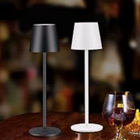 Lampe de table haute, lampe de chevet tactile créative pour chambre à coucher, lampe de table rechargeable moderne et minimaliste pour salon