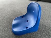 Siège de stade en polyéthylène haute densité, conception compacte, chaise de gradins pour assise haute densité, vente directe usine CS-ZKBS-P