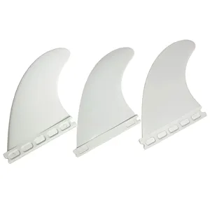 Wholesale Nylon Surfboard Fins Single Tab Surf Plastic Fin White Nylon Fins SUP Accessories