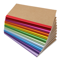 Vente en gros de cahiers de papeterie A5 livres d'étudiant livres d'exercices personnalisés en vrac de couleurs assorties pour les fournitures scolaires et de bureau