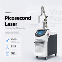 VLASTAR YNS602 Laser Picoseconde Nd Yag Q-Switched 532nm 2000W Refroidissement par Air pour l'Élimination des Tatouages et des Sourcils – Appareil de Beauté
