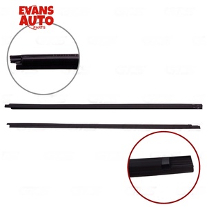 Burlete para ventana de puerta de coche, embellecedor de ventana exterior para Toyota <span class=keywords><strong>Hilux</strong></span> 2005-2015, <span class=keywords><strong>2</strong></span> puertas, moldura de tira de clima, embellecedor brillante 68162-0K020 - Product Image 6