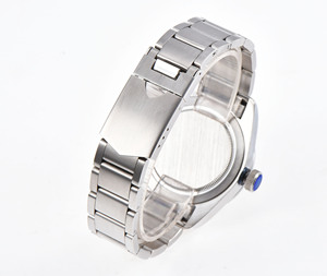 Piezas de Reloj, Caja de Reloj de 41 mm, Bisel de Aluminio, Correa de Acero Inoxidable, Compatible con ETA 2836/2824, Miyota <span class=keywords><strong>Serie</strong></span> 82, Movimiento NH35 - Product Image 6