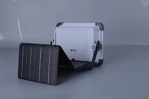 Outdoor Detachable <b>Battery</b> 100w Portable Ip66 Five Speed Lighting Dimmable Led Solar Flood Light - Product Image 5