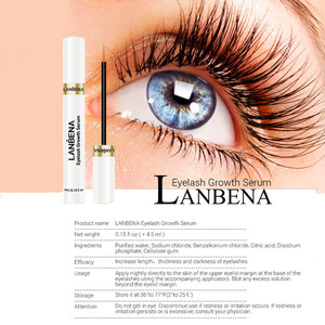<span class=keywords><strong>Lanbena</strong></span> - Suero para el Crecimiento de <span class=keywords><strong>Pestañas</strong></span> de 4 ml, Maquillaje para Ojos, Eliminación de Maquillaje, Aumento de Longitud, Grosor y Oscuridad de las <span class=keywords><strong>Pestañas</strong></span> - Product Image 5