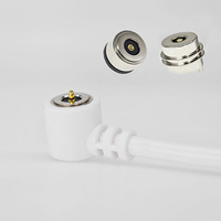 Kabel Data Pengisian Daya Magnetik Pogo Tipe C 8mm N52 Kustom OEM untuk Perangkat Pintar, Alat Pijat Kecantikan, Lampu Meja Grosir