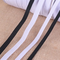Cordon élastique extensible de 6 mm pour la confection de bijoux et de vêtements DIY, 100/200 yards de bandes élastiques plates