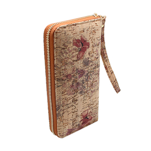 boshiho cork long <b>wallet</b> best quality vegan <b>wallet</b> customized <b>zipper</b> <b>wallet</b> for women with gift box - Product Image 5