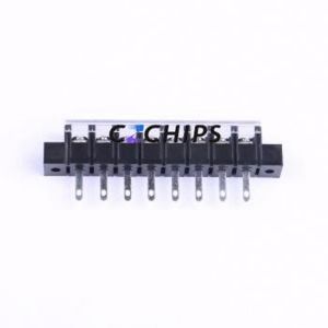 KF48HM-9.5-8P Barrier Terminal Block Through hole Component (THT),P=9.5mm Connector With Cover Plate 9.5mm 1x8P Straight Pin - Product Image 2