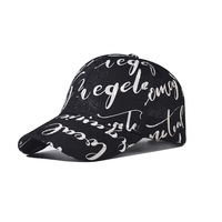 Nueva Gorra de Béisbol de 6 Paneles con Letras de Dibujos Animados Estilo Chino, Unisex, para Exteriores, Combinable con Todo, Fabricante de Gorras Personalizadas