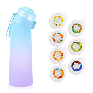 Botella de Agua Personalizada de 650 ml, Libre de BPA, de Plástico Tritan, con Aroma a Fruta, con Pajita y Tapa, Ecológica - Product Image 5