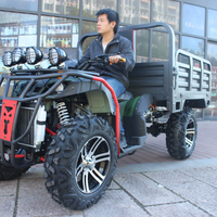 Quad tout-terrain 4x4 pour adultes, moto 200cc 23HP, suspension arrière à ressorts en acier, véhicule de transport agricole pour vergers
