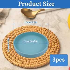 Platos de Silicona Reutilizables, Irrompibles, Ecológicos, Aptos para Microondas, de Grado Alimenticio, para Bebés y Adultos, con Soporte, Diseño Personalizado - Product Image 2