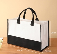 Sacs fourre-tout personnalisables en toile laminée mate pour femmes Accessoire parfait pour les cadeaux de demoiselles d'honneur de mariage en jute durable