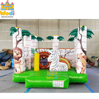 Structure Gonflable Professionnelle de Qualité Commerciale 4x4m en PVC avec Souffleur et Kit de Réparation, Garantie 3 Ans pour la Location de Fêtes