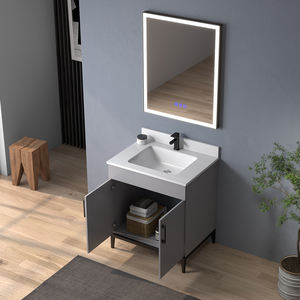 Meuble-lavabo LED moderne pour salle de bain avec design résistant à l'eau, construction durable, fabriqué au Vietnam - Product Image 3