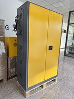 Armoire de stockage et de charge de batterie au lithium ignifuge à 20 prises pour véhicule électrique pour scooter, ordinateur portable et ordinateur portable
