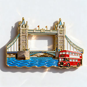 Magnete da Frigo Personalizzato in Metallo con Logo Souvenir dell'Arabia Saudita, Souvenir di Viaggio e <span class=keywords><strong>Regalo</strong></span> Ombrello <span class=keywords><strong>per</strong></span> Santuario <span class=keywords><strong>Civile</strong></span> - Product Image 2