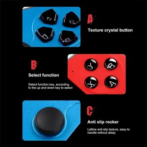 Bảng điều khiển trò chơi cầm tay X7 4.3 inch màn hình độ nét cao cầm tay với video rõ ràng được tích hợp trong nhiều trò chơi <span class=keywords><strong>Arcade</strong></span> trò chơi Retro - Product Image 4